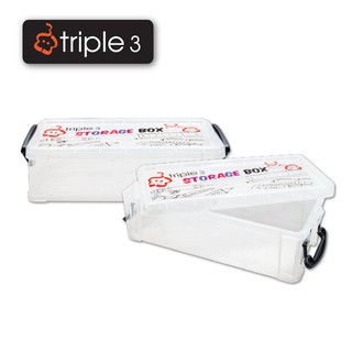 Triple3 กล่องพลาสติกใส (Plastic box) 1 ใบ