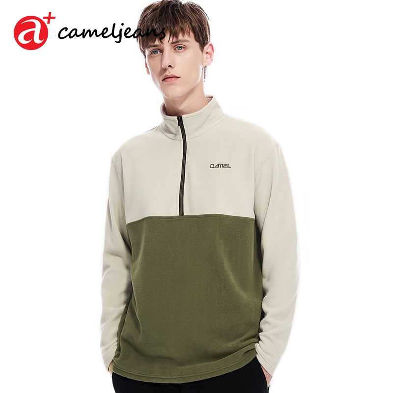 cameljeans-เสื้อแจ็คเก็ตชาย-เสื้อคาร์ดิแกนขนแกะ-กันไฟฟ้าสถิตย์