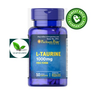 ภาพหน้าปกสินค้าPuritan\'s Pride L-Taurine 1000 mg / 50 Caplets ซึ่งคุณอาจชอบสินค้านี้