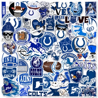50 ชิ้น / ชุด ☆ สติกเกอร์ Indianapolis Colts - NFL Team Series 09 สําหรับติดตกแต่ง ☆ สติกเกอร์ Doodle แฟชั่น กันน้ํา DIY