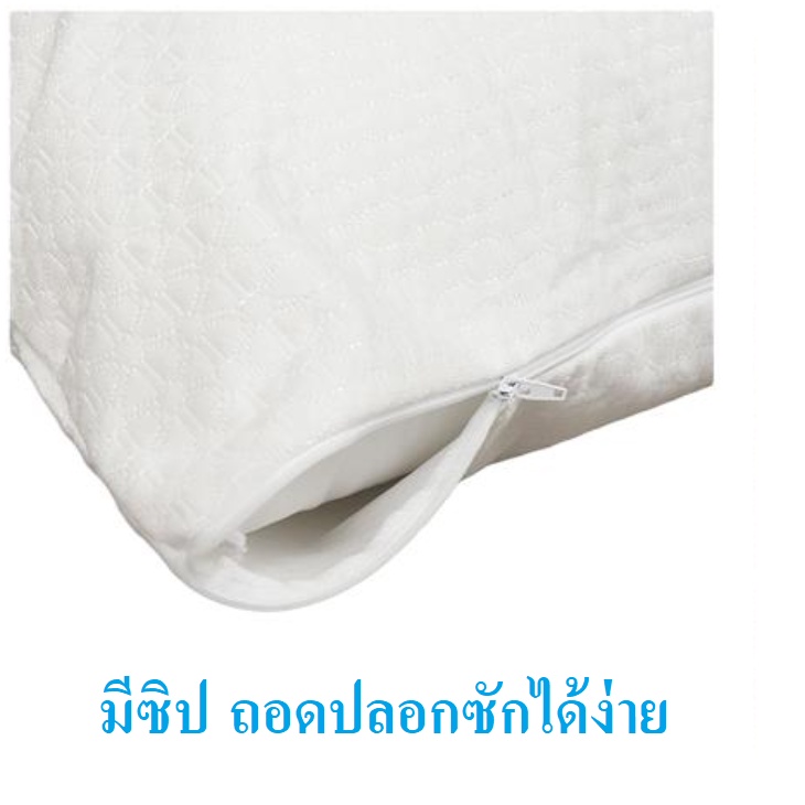 abloom-ปลอกหมอน-กันเปื้อน-กันน้ำ-100-ปลอกหมอนหนุน-กันคราบสกปรก-waterproof-pillow-case-สีขาว