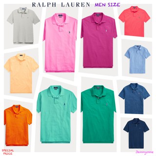 RALPH LAUREN CUSTOM SLIM FIT MESH POLO ( MEN SIZE )