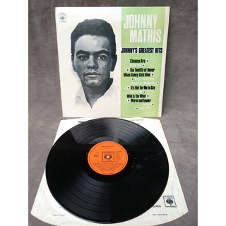 แผ่นเสียง Johnny Mathis ‎- Johnnys Greatest Hits