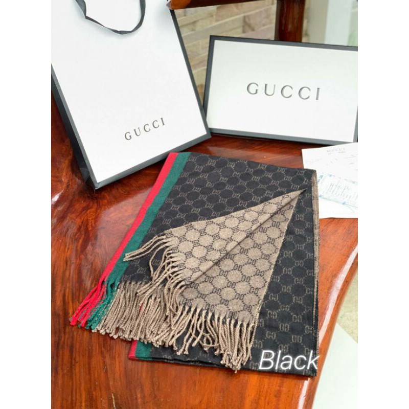 gucci-classic-print-scarf-แบรนด์ดังจากประเทศอิตาลี-ด้วยงานพรีเมี่ยมกิ้ฟ