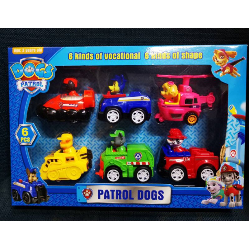 patrol-dogs-โมเดลสุนัขกู้ภัย-6pcs