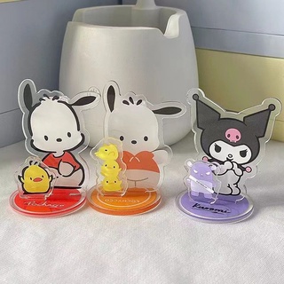 พร้อมส่ง! คลิปหนีบโฟโต้การ์ด อะคริลิค ขนาดเล็ก หนีบกระดาษ ลาย Sanrio Kuromi Pochacco น่ารัก