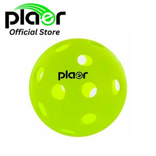 PLAER Outdoor Pickleballs - High Quality Pickleball Balls for recreational play. 40 holes NEON GREEN
