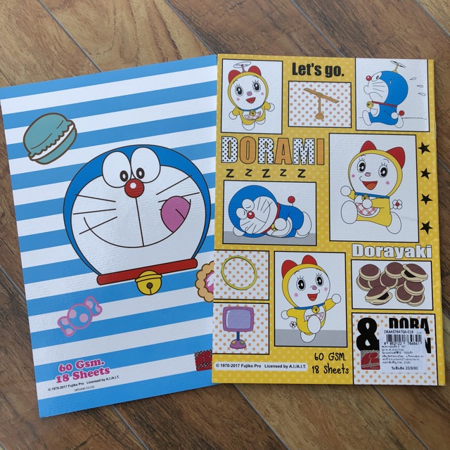 doraemon-สมุดโน๊ตปกอ่อน