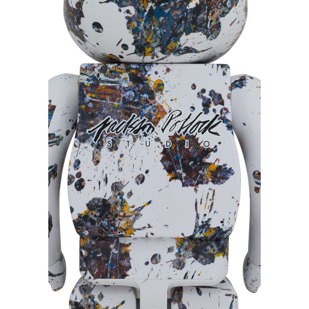 Be@rbrick 400% & 100%, 1000% Jackson Pollock Studio (SPLASH
