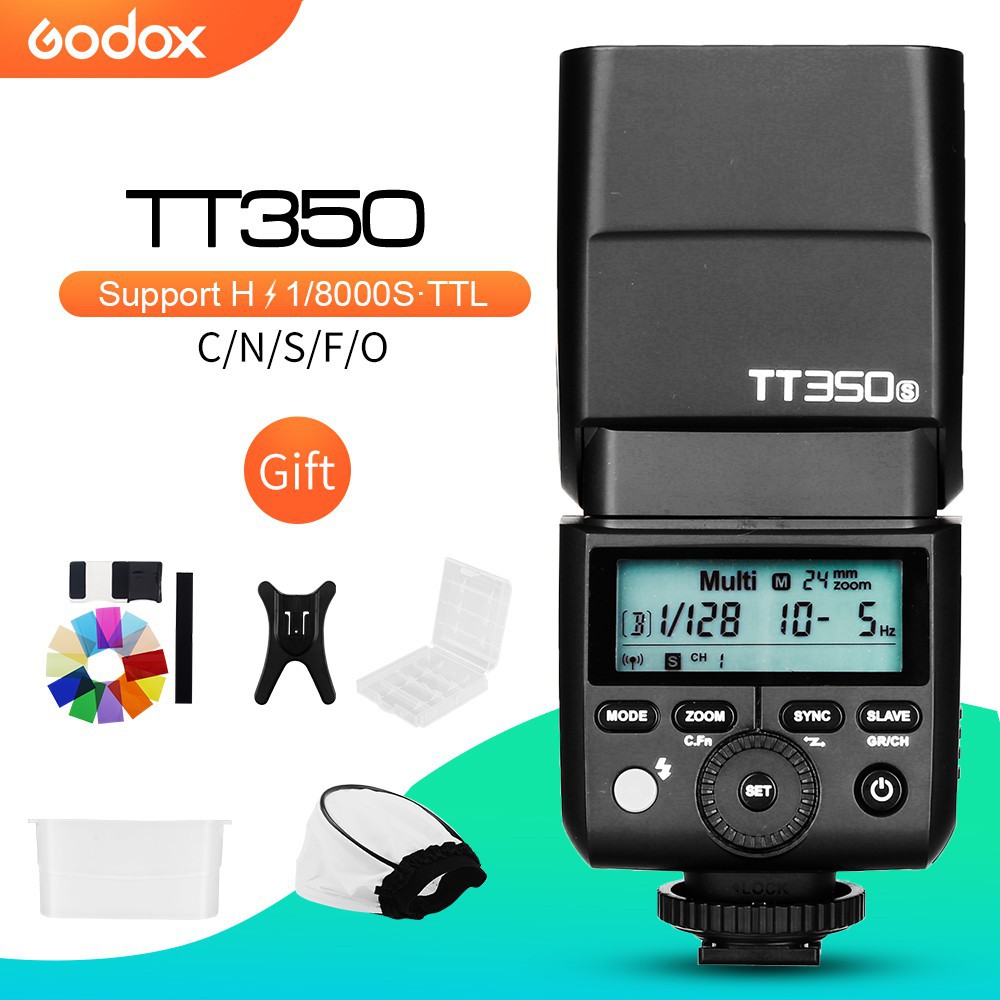 Godox TT350C TT350N TT350S TT350F TT350O TT350P 2.4G HSS TTL Wireless ...