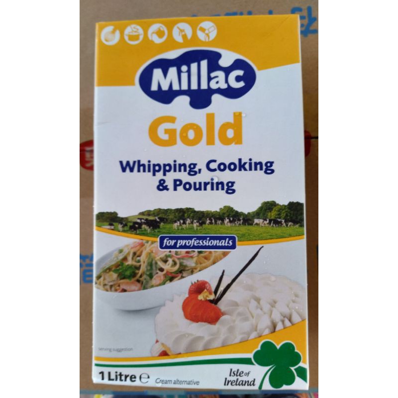 Millac Gold Whipping Cream วิปปี้ครีม มิลแลคโกลด์ 1 ลิตร Shopee Thailand
