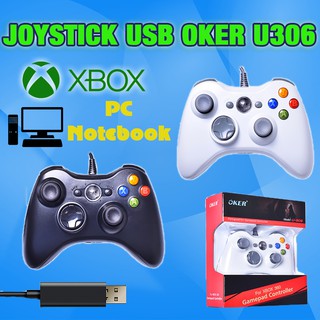 ภาพหน้าปกสินค้าJOY USB Game Joy Stick จอยเกมส์ จอย XBOX 360 OKER U306 ที่เกี่ยวข้อง