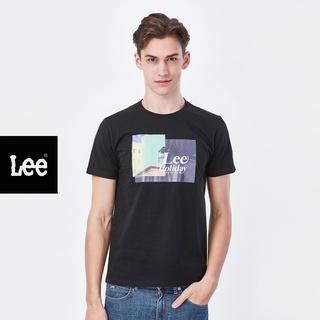 LEE เสื้อยืดทรงปกติ REGULAR FIT รุ่น LE 10001021 ลี เสื้อผ้าผู้ชาย เสื้อยืด เสื้อผู้ชาย