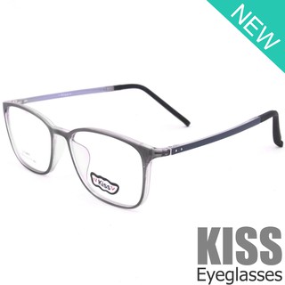 Korea แว่นตาแฟชั่น รุ่น KISS DS 9014 C-19 วัสดุ Plastic เบาและยืดหยุนได้(สำหรับตัดเลนส์)