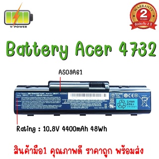 BATTERY ACER 4732 สำหรับ Emachinnes D525 D725 E627 Acer Aspire 4732 4732Z 5732 5732Z