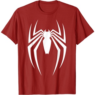 เสื้อยืดโอเวอร์ไซส์เสื้อยืด พิมพ์ลายกราฟิกโลโก้ Marvel Spider-Man สําหรับผู้ใหญ่S-3XL