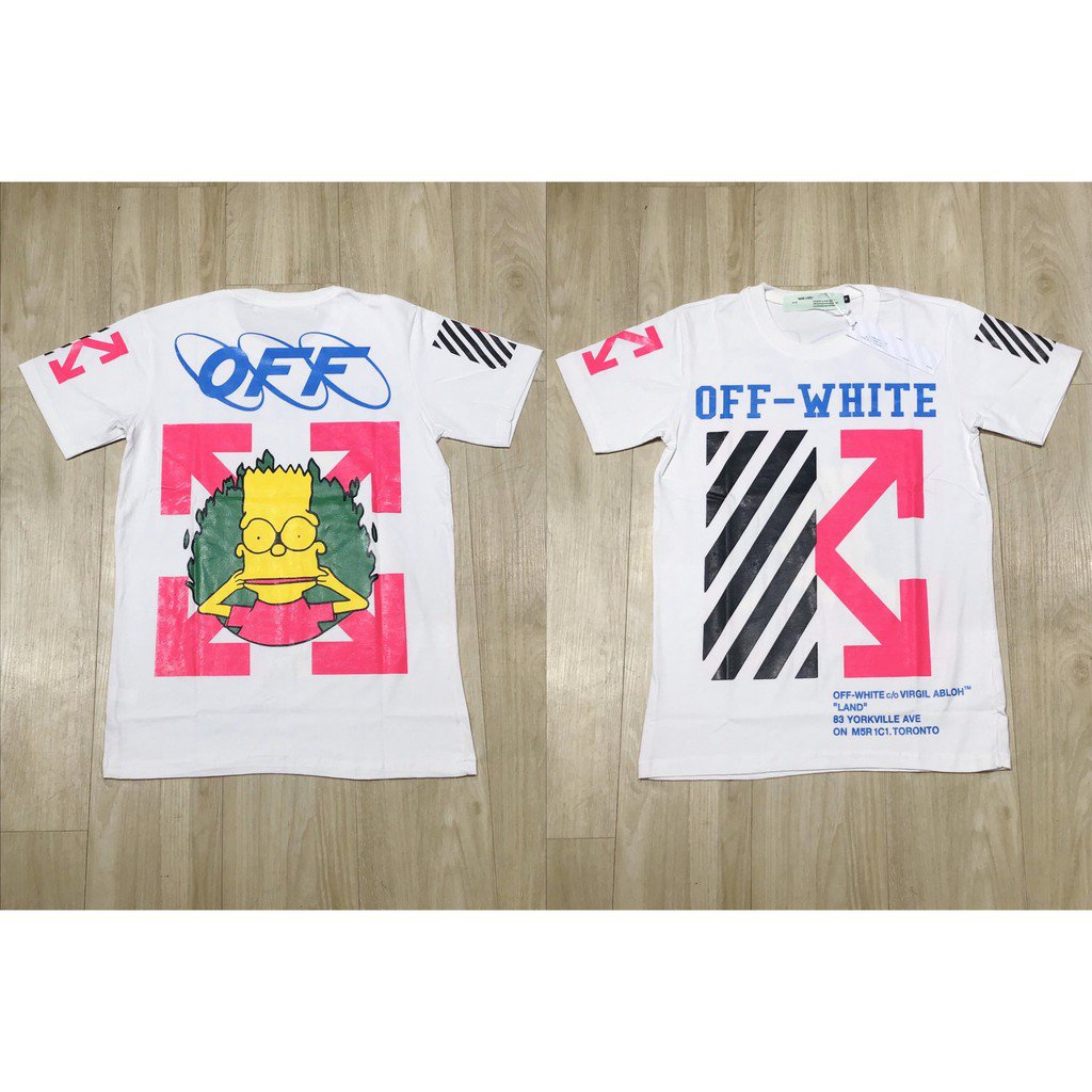 off-white-supreme-เสื้อยืดแขนสั้น-street-สวย-เท่-ไม่ซ้ำใคร-เสื้อยืดฤดูร้อน-เสื้อคอกลมผ้าฝ้าย