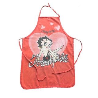 Betty boop ผ้ากันเปื้อน เบ็ตตี้บู๊พ