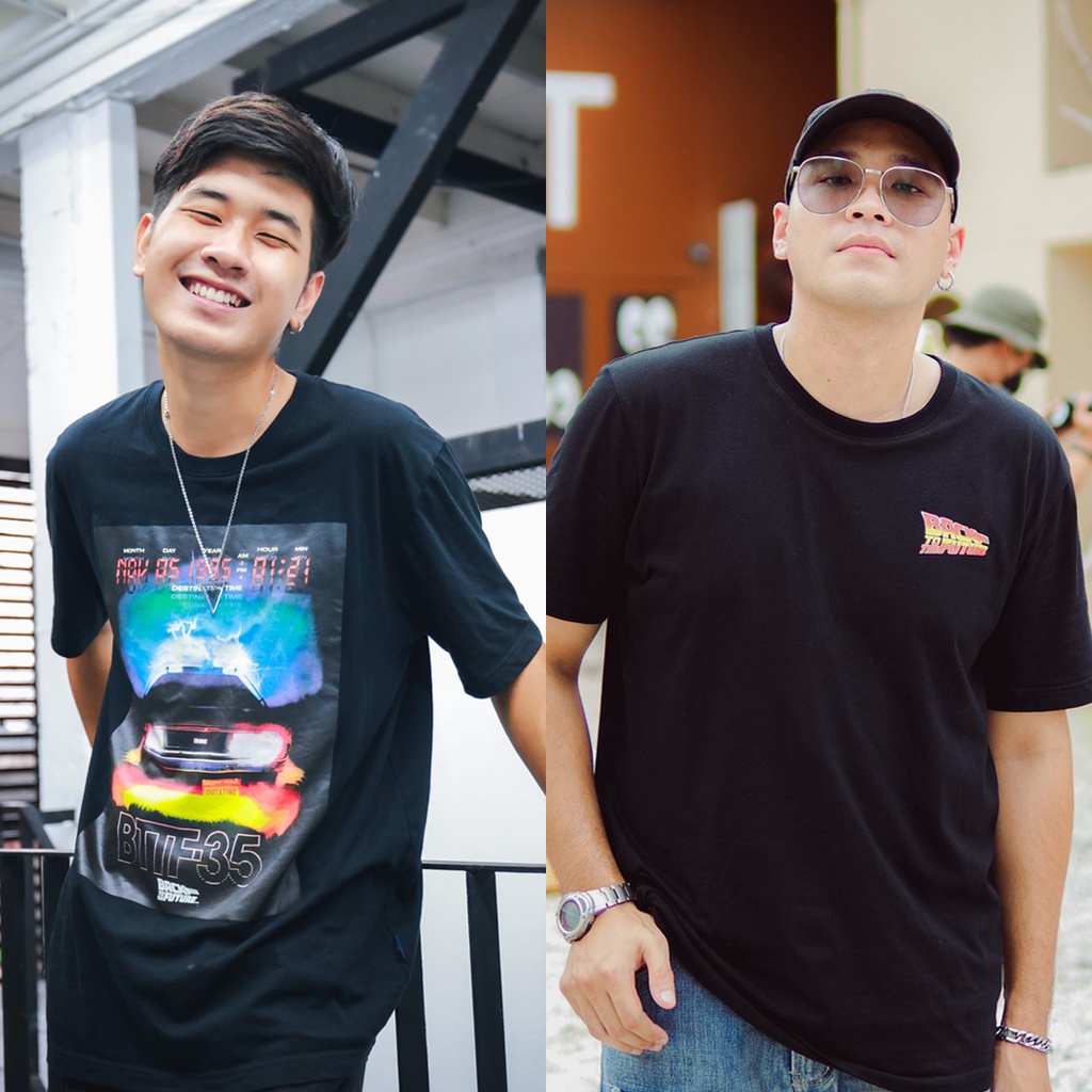 universal-studios-men-back-to-the-future-t-shirt-เสื้อยืดผู้ชายยูนิเวอร์แซล-สตูดิโอ-สินค้าลิขสิทธ์แท้100-characters-studio