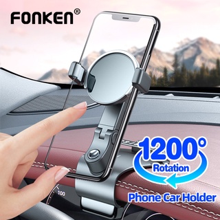 ภาพหน้าปกสินค้าFONKEN ที่วางโทรศัพท์ในรถยนต์แบบหมุนได้ 1200 ° ABS ที่จอดรถแบบแม็ก หมายเลขทะเบียน Black Clip ที่เกี่ยวข้อง