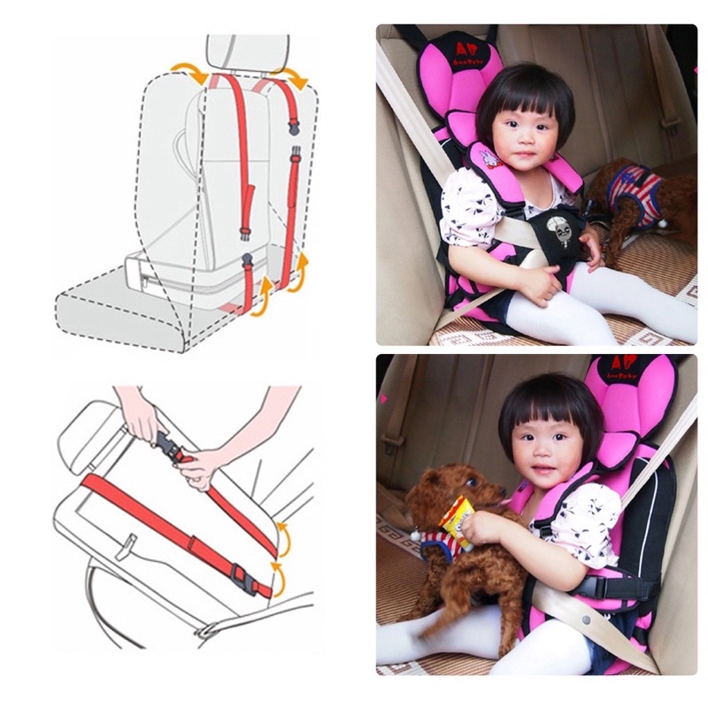 คาร์ซีท-car-seat-คาร์ซีทเด็กแบบพกพา-สำหรับเด็ก-อายุ-9-เดือน-7-ปี