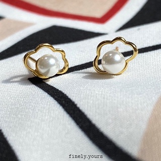 finely.yours 925 Stering Silver Jewelry| ต่างหูเงินแท้ 92.5% ชุบทอง รุ่น Sunny Day // Sunny Day Stud Earrings