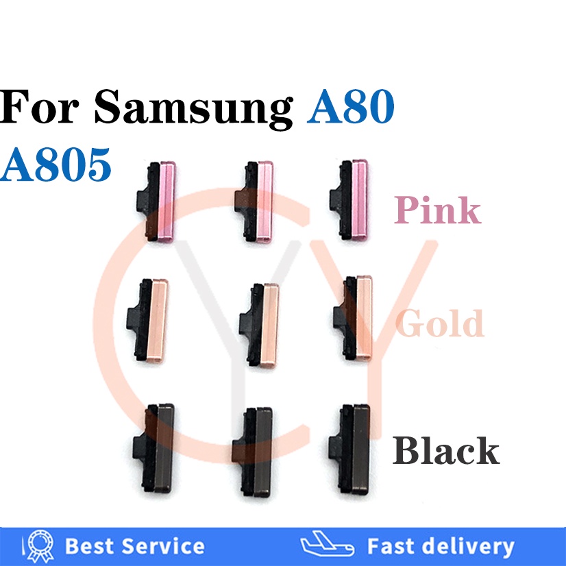 ภาพหน้าปกสินค้าอะไหล่ปุ่มปรับระดับเสียงโทรศัพท์ สําหรับ Samsung Galaxy A80 A805 จากร้าน wnmhc.th บน Shopee
