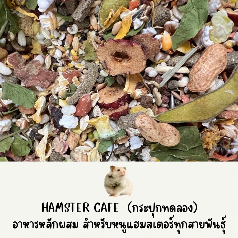 แบ่งขาย-hamster-cafe-อาหารผสมสำหรับหนูแฮมสเตอร์ทุกสายพันธุ์