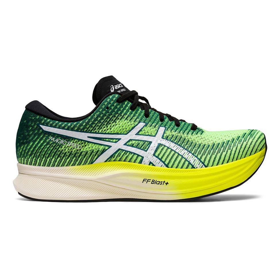 asics-magic-speed-2-men-safety-yellow-white-รองเท้าวิ่งทางเรียบ-รองเท้าวิ่งผู้ชาย