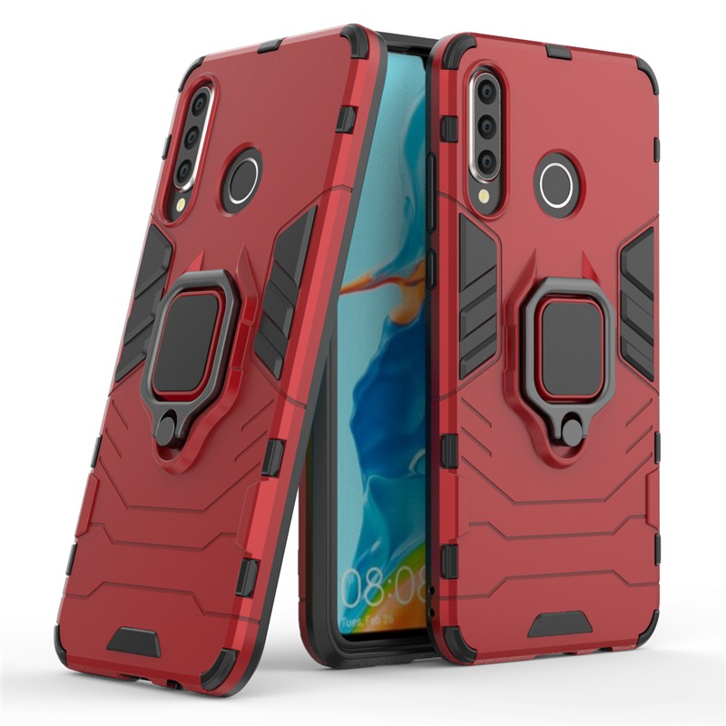 เคส-huawei-p30-lite-ฮาร์ดเคสกันกระแทกเคสโทรศัพท์-hybrid-armor-shockproof-ring-phone-case-huawei-p30lite-cover-stand