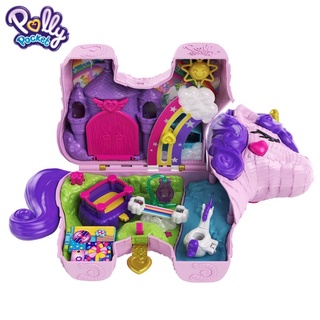 Polly Pocket Rainbow Unicorn Surprise - พอลลี่ พ็อกเก็ต เรนโบว์ ยูนิคอร์น (GKL24)