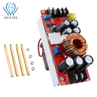 โมดูลแปลงไฟ Agoal Boost Dc10-60 V 30A 1500 W To 12-90 V Boost