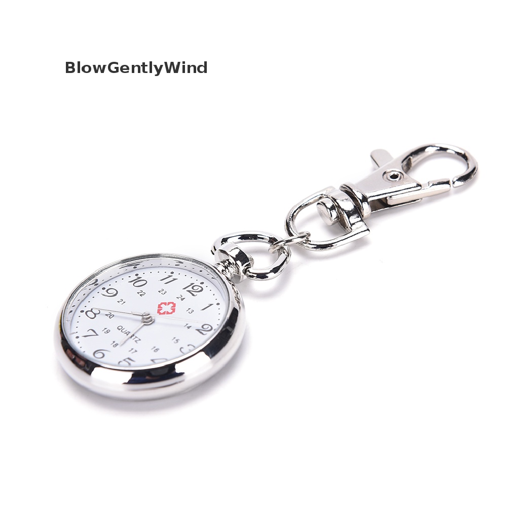 blowgentlywind-พวงกุญแจนาฬิกาพ็อกเก็ตควอตซ์-สเตนเลส-น่ารัก-ของขวัญใหม่