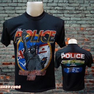 เสื้อวง THE POLICE วงร็อค ไม่มีตะเข็บข้าง คอฟิต ป้ายUSA เสื้อวินเทจ เสื้อทัวร์ วงดนตรีร็อคต่างประเทศ