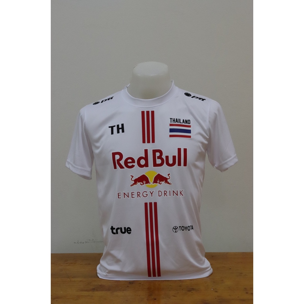 โปรโมชั่นสุดคุ้ม-เสื้อคอกลม3แถบ-redbull-ราคา-199-บาท-เสื้อกีฬาสวมใส่สบาย-เหมาะกับทุกเพศ-จัดส่งทั่วประเทศจ้า