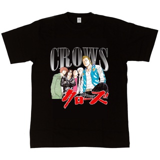 เสื้อยืด พิมพ์ลายการ์ตูนอนิเมะ Crows Team