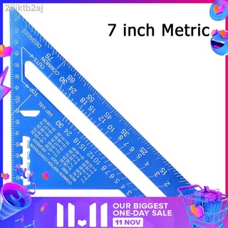[Metric Al Alloy 7/12In Triangle Angle Ruler Measuring Woodworking Tool,Metric Al Alloy 7/12In Triangle Angle Ruler Meas