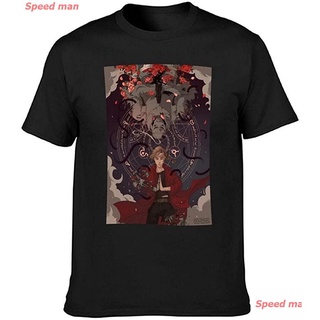 ราคาระเบิดSpeed man ผู้ชายและผู้หญิง Shirt Anime Fullmetals Alchemists Brotherhood T Shirt Japanese Anime T Shirt T Shir