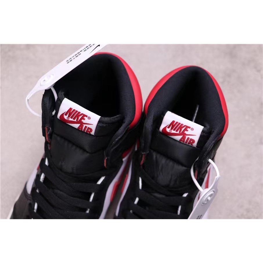 nike-air-jordan-1-low-aj1-black-white-red-basketball-shoes-รองเท้าบาสเกตบอล