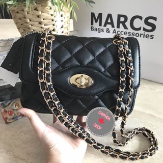 MARCS MINI QUILTED CHAIN SHOULDER BAG