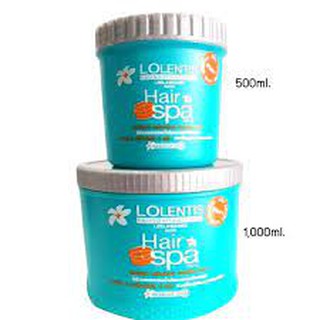 ลอเลนติส แฮร์สปา ทรีทเมนท์นาโน หมักผม Lolentis hair spa บำรุงเส้นผมที่แห้งเสียอย่างล้ำลึก เล็ก500g ใหญ่1000kg