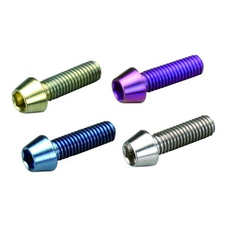 น๊อตไทเทเนียม ขนาด M5*8 hexagon socket taper head รุ่น XSS-28 XON จักรยาน - 1 กล่อง มี 2 ตัว - น๊อตยึดก้ามเบรคเสือหมอบ