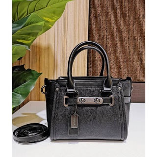 กระเป๋าสะพาย COACH FACTORY HANDLE BAG IN SIGNATURE LEATHER