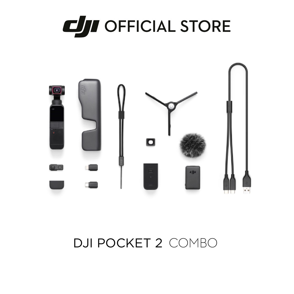 dji-pocket-2-combo-ดีเจไอ-กล้องพกพาถ่ายภาพนิ่งชัด-64mp-และวิดีโอระดับ-4k-60fps-sandisk-extreme-64-gb