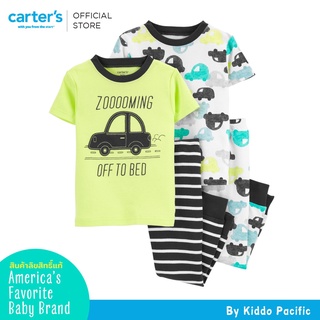 Carters Short Sleeve+Pants 4Pc Cars L8 คาร์เตอร์เสื้อผ้าเซท 2 ชุด เสื้อพร้อมกางเกง