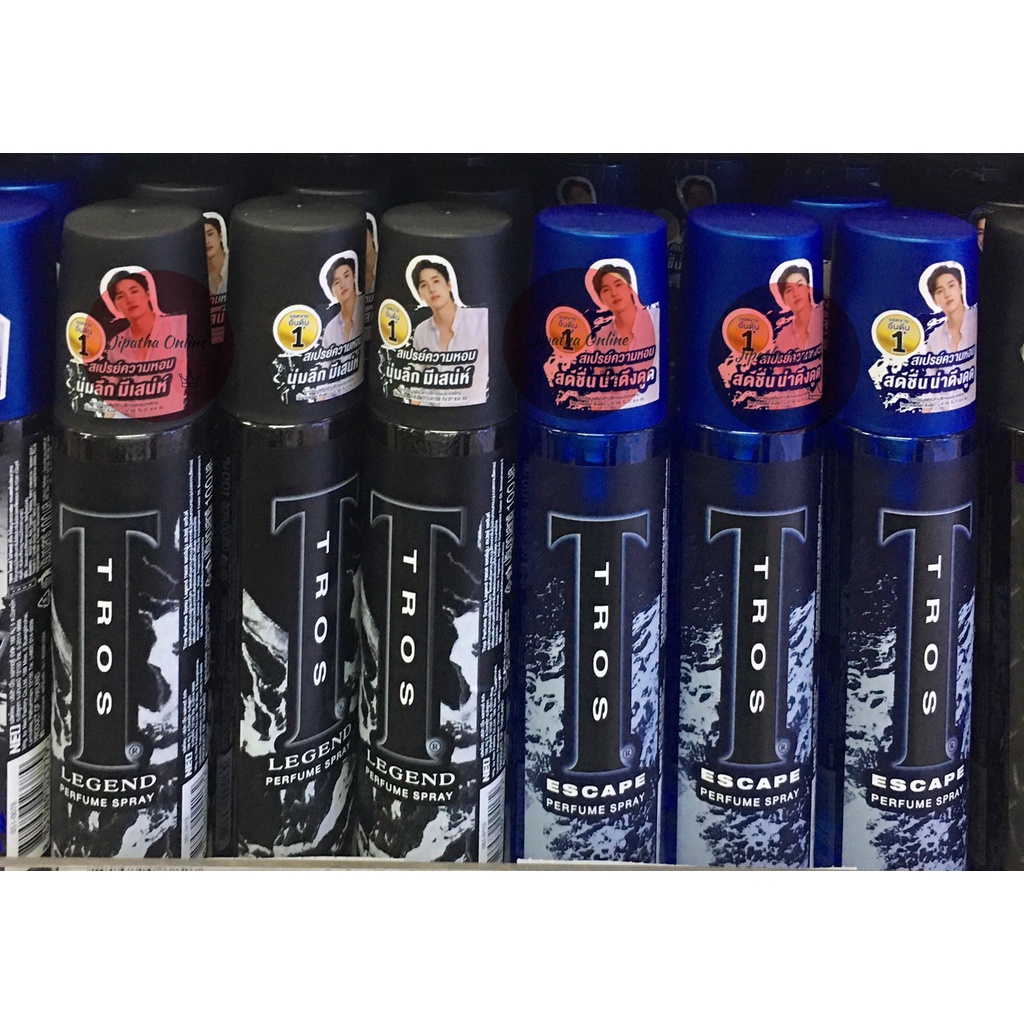 ภาพสินค้า(100 มล.) tros perfume spray (escape/legend) ทรอส น้ำหอม น้ำหอมสำหรับผู้ชาย จากร้าน jipatha_online บน Shopee ภาพที่ 1