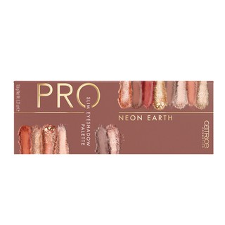 Catrice Pro Neon Earth Slim Eyeshadow Palette เบอร์ 010 เครื่องสำอาง พาเลทแต่งหน้า พาเลท พาเลทตา