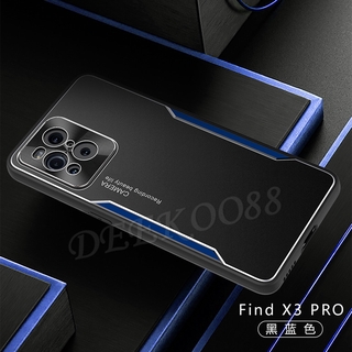 2021 New เคส OPPO Find X3 Pro Casing Soft edge metal Back cover เคสโทรศัพท์ OPPO FindX3 Pro Phone Case