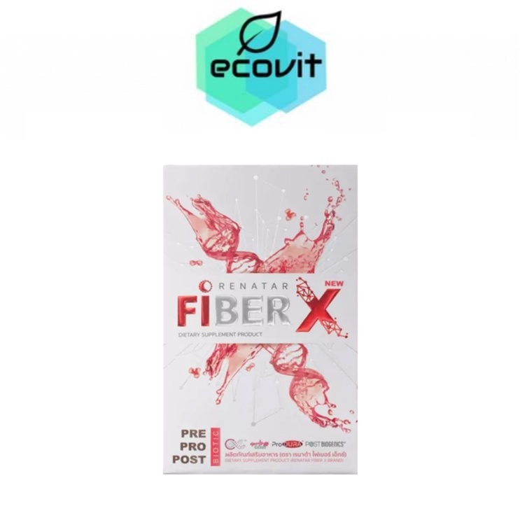 รูปภาพสินค้าแรกของRenatar Fiber X เรนาต้า ไฟเบอร์ เอ๊กซ์ (7 ซอง/กล่อง)