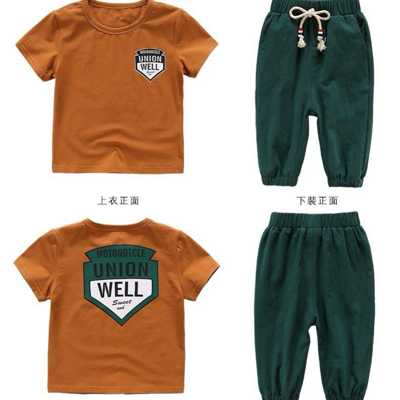 ชุดสูทแขนสั้นเด็กชาย-2021-ฤดูร้อนใหม่เด็กฤดูร้อนเด็กเสื้อผ้าหล่อฤดูร้อนเด็กต่างประเทศฤดูร้อนเสื้อผ้า